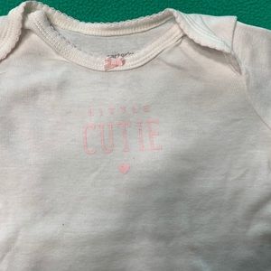 Bodysuit Carters Pour Bébé Fille - 3 Mois - Manches Longues Rouge - Neuf Avec étiquettes